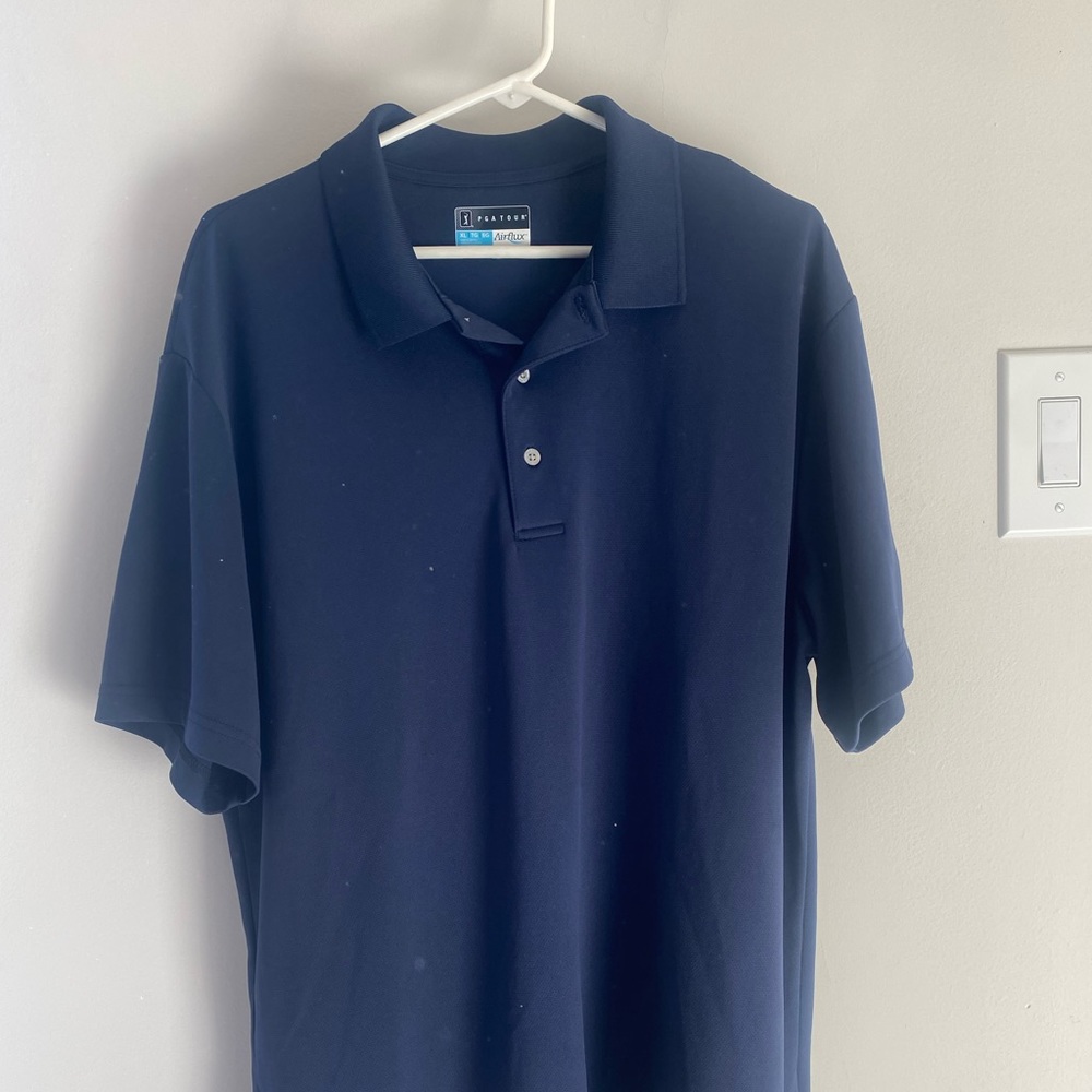 PGA TOUR AIRFLUX GOLF POLO SHIRT - MENS XL